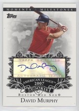2007 Topps Moments & Milestones Rookie Auto David Murphy #RA-DM Auto 0f6