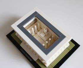 LEGO 21022 Lincoln Memorial *Complete *NO Manual *NO Box*