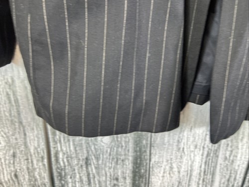 Lauren Ralph Lauren Size 20W Black Wool Pinstripe Kenya Pant Suit Classic Career - Picture 6 of 24
