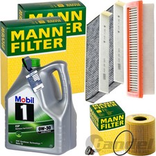 MANN INSPEKTIONSPAKET+5L MOBIL 0W-30 ÖL passend für OPEL VIVARO C ZAFIRA LIFE