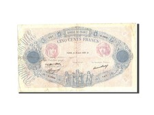 [#210604] Banknote, France, 500 Francs, 500 F 1888-1940   Bleu et Rose  , 1937
