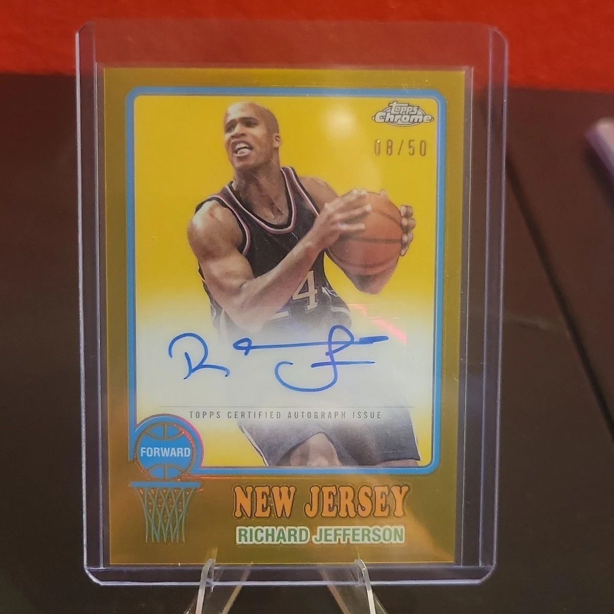 Richard Jefferson サイン入りRookie Card 2001-02 Ultra #158 Richard 