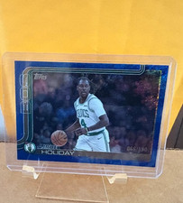 2025/26 TOPPS BASKETBALL JRUE HOLIDAY BLUE HOLO FOIL CARD #D 066/150 CELTICS