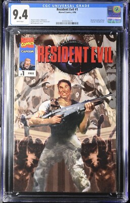 Resident Evil #1 CGC 9.4 W NM Marvel 1996 Capcom video game Sienkiewicz cover