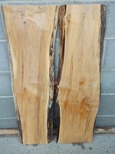 Ambrosia, Wormy Maple Slabs 2 Live Edge River Table/platter small set