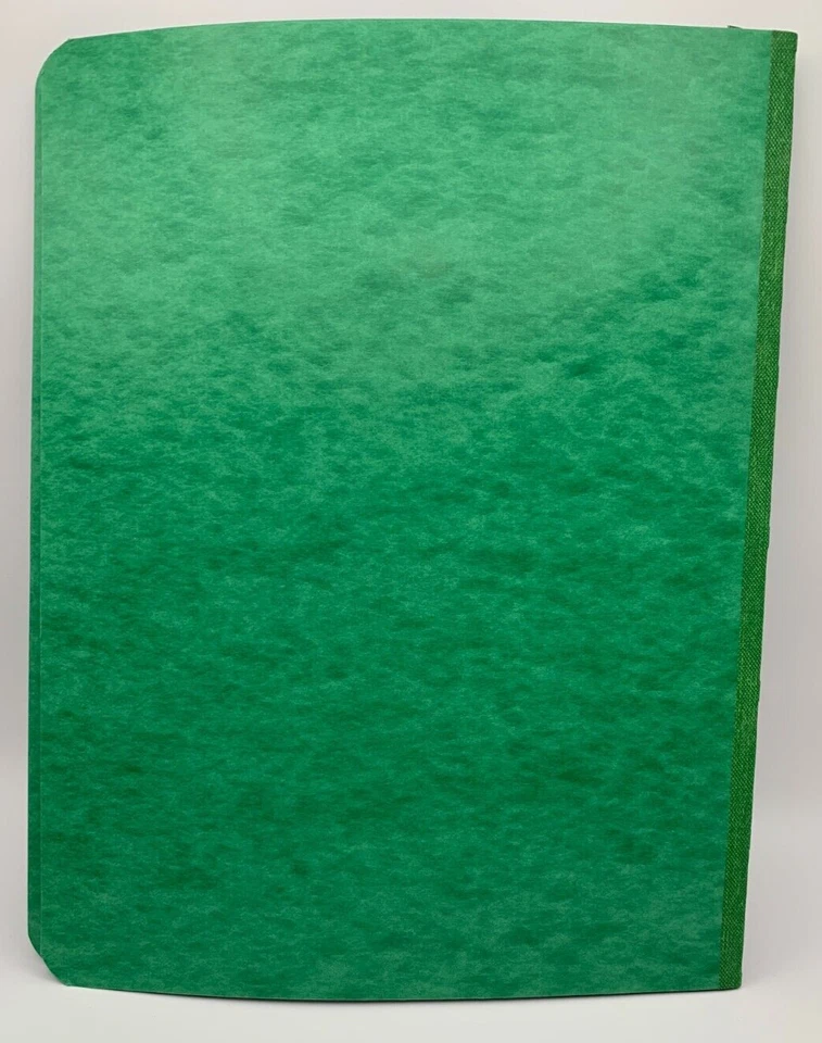 ACCO Pressboard Report Cover Prong Clip Dark Green 3 Inch Capacity 25976 - Image 4 of 4