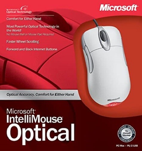 Microsoft IntelliMouse 光学式 【新品未開封】【希少】 Yahoo!オークション -「マイクロソフト intellimouse optical