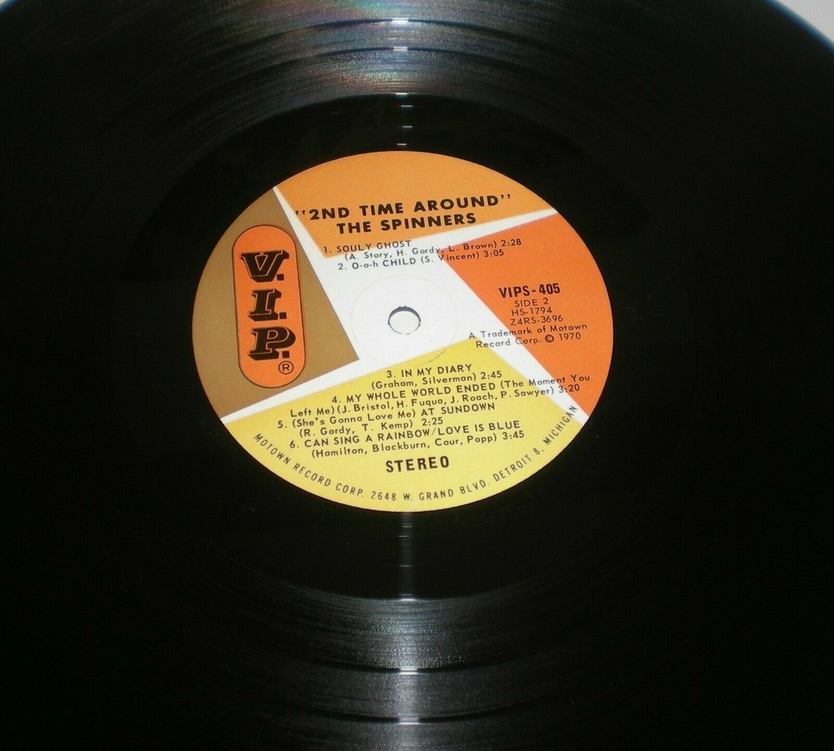 洋楽 spinners 2nd time US 1970 The Motown Spinners – 2nd Time Around – Vinyl (LP, Album