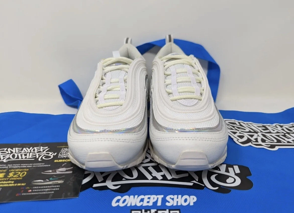 Nike air max 97 top summit white metallic silver
