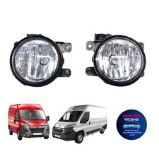 COPPIA FENDINEBBIA ANTERIORE FARETTI FARI DX SX CITROEN JUMPER PEUGEOT BOXER