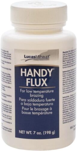 Handy Flux - 7 oz Jar w/Brush General Purpose Jewelry Making Metal Brazing Flux