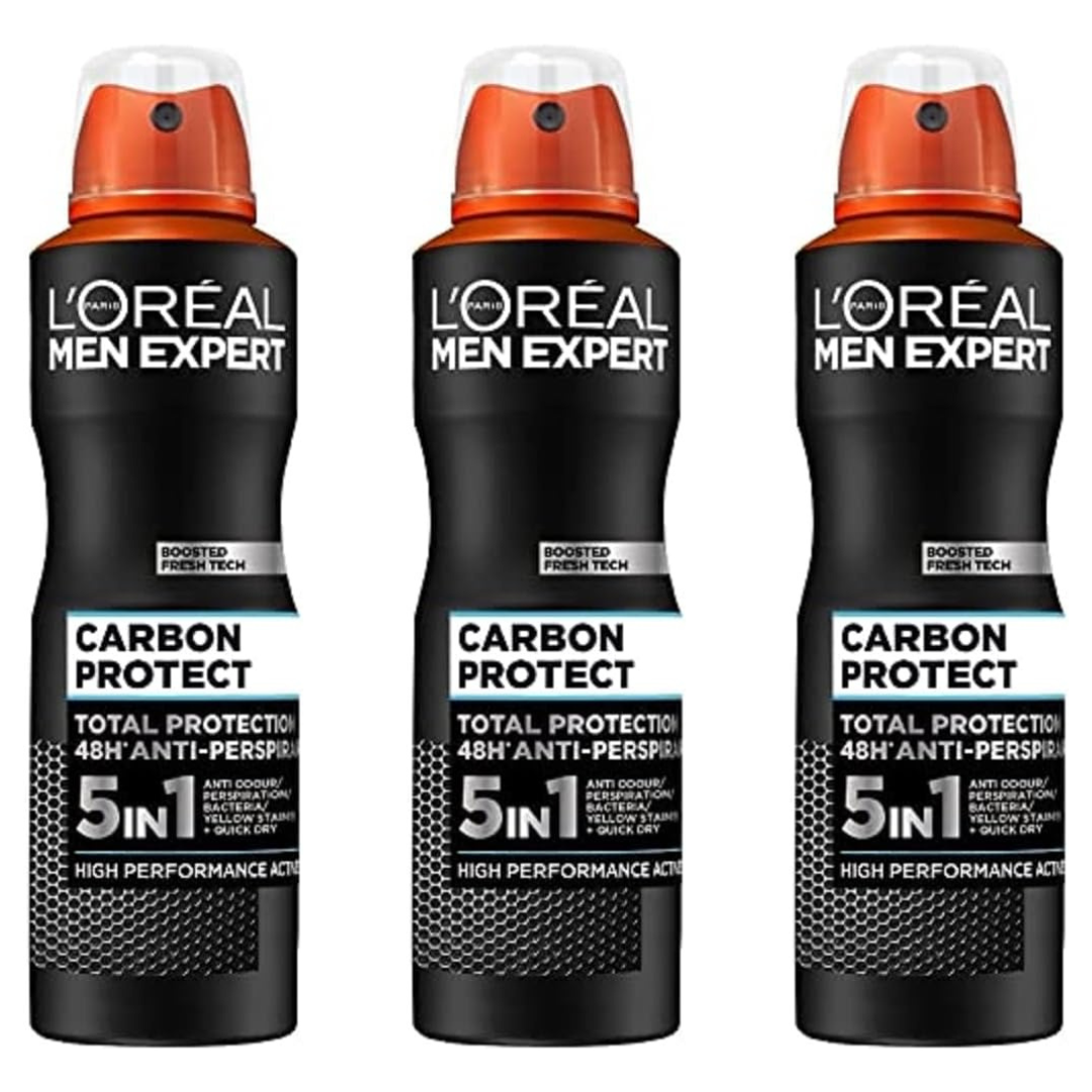 L'Oréal Men Expert Carbon Protect Antiperspirant 250ml x2 Deodorant - Image 7