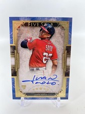 JUAN SOTO ROOKIE AUTO 🔥 2018 Topps Five Star SP Blue Parallel /25 💎 RC METS