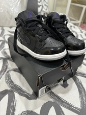 Toddler Nike Air Jordan 1 Mid SE Shoes Space Jam DV1338 004 - Size 7C