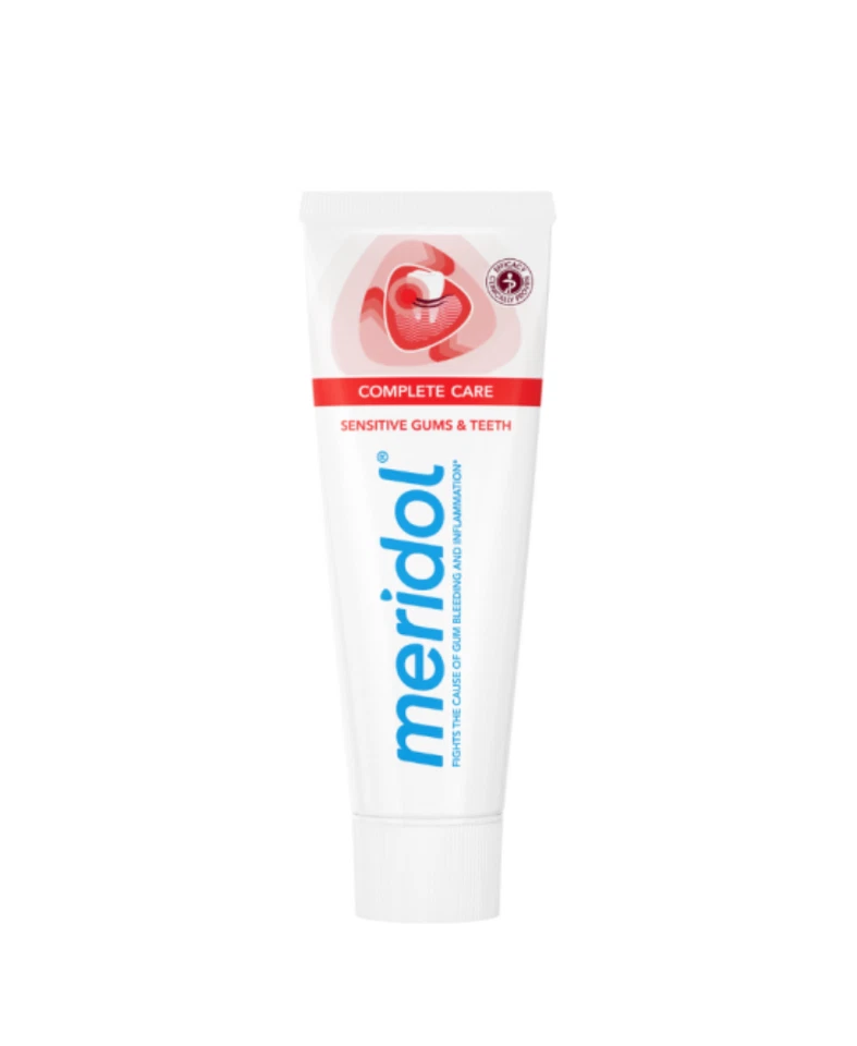 2x MERIDOL COMPLETE CARE Sensitive gums & teeth toothpaste (1450 ppm F), 75 ml - Image 2 of 4