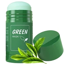 Green Tea Mask Stick Facial Cleansing Oil Acne Blackhead Control Deep Clean Pore