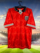 England Jersey Retro Replicas football shirt 1990 - 1993 Score Draw Men Size S