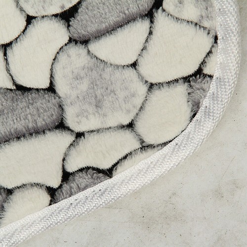 2pcs/Set Bath Pedestal Mat Toilet Non Slip Soft Polyester Washable Floor Rugs - Picture 9 of 12