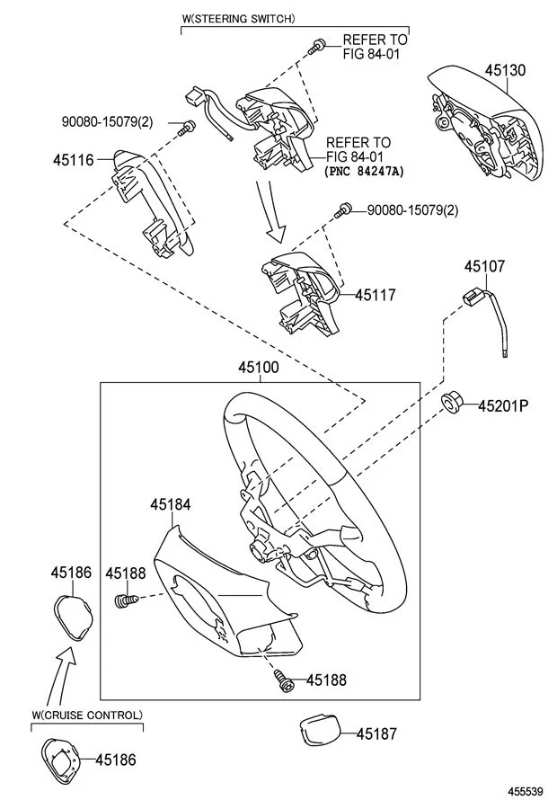 Volante Toyota Sienna 2011-2014 cuero tostado con hoyuelos nuevo 4510008210E0 Foto 4 de 4