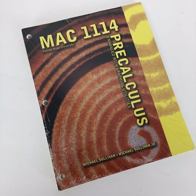 Precalculus Enhanced With Graphing Utilities by Michael Sullivan Mac 1114 New