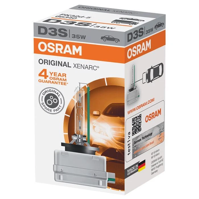 D3S Osram Original XENON Ampoule de voiture XENARC NOUVEAU HID 66340 (SINGLE) - Photo 1/1
