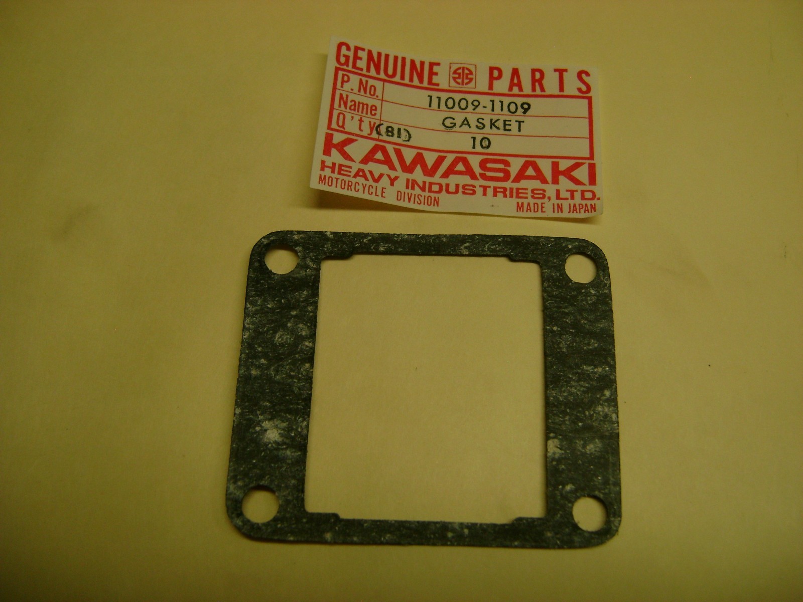 KAWASAKI NOS OEM REED BLOCK VALVE GASKET 110091109 KE175 KDX80 KX80 19791988 eBay