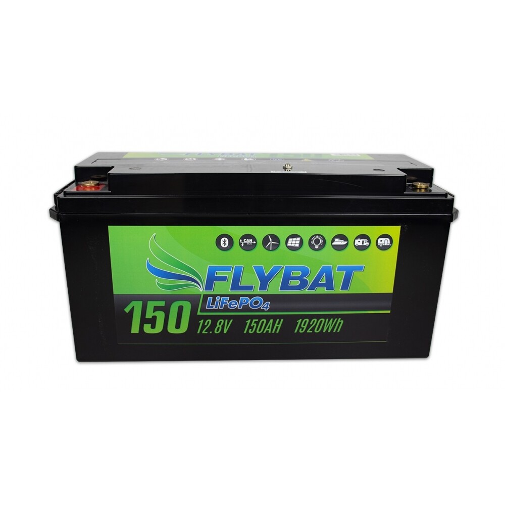 LiFePO4 Flybat Akku 12V 150AH Аккумулятор Wohmobil Boot Solar включая Bluetooth CanBus 269490₽