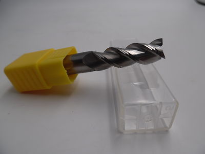 2pc End Mill HRC45 2Flute Carbide Coated Dia. 1~20mm for Aluminum Steel CNC Mill