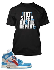 Sneaker Eat Sleep Hustle Repeat Street Wear Tee Shirt Graphic Big & Tall Tee