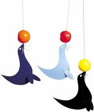 Flensted 3 Sea Lions Mobile Family Modern Hanging Baby Nursery