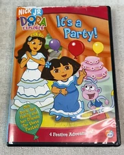Dora the Explorer - Its a Party (DVD, Nick Jr, 4 episodes, 2005)