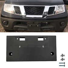 Front License Tag Plate Frame Mount Bracket Holder For 2005-2019 Nissan Frontier