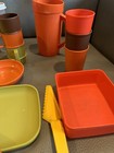 Vintage Tupperware Childrens Mini Serve It Set Mixed Lot 20 Pieces — photo 6