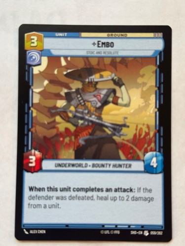 Star Wars SOTG BLUE / Vigilance cards Buy 2 get 2 Free!!! - Picture 8 of 46