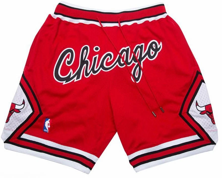 Chicago Basketball Shorts in Red