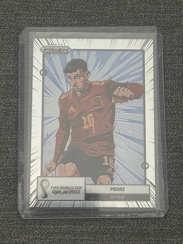 Pedri 2022 Panini Prizm FIFA World Cup Qatar #18 Manga Prizm Spain Case Hit SSP