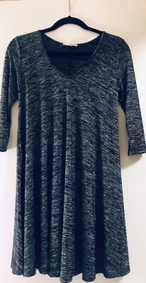 Rolla Coster Gray Dress Small 3/4 Sleeves