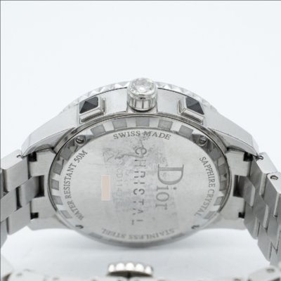 Christian Dior Christal Diamond Ceramic Steel Unisex Quartz Watch