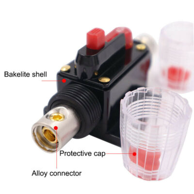 80A Automotive Circuit Breaker, 12V-24V DC, Waterproof With Manual Reset Button - View #3