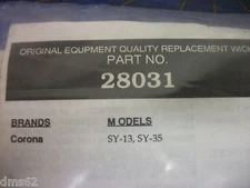 KERO WORLD KEROSENE HEATER WICK FITS SY-13 SY-35 HEATERS 28031