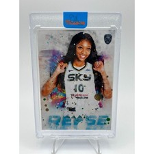 Angel Reese #1 Art Card Limited One of One John Rudolph Auto WNBA Chicago Sky /1