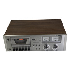 Vintage Sanyo RD 5030 Stereo Cassette Deck Tape Deck Powers On For Parts Repair