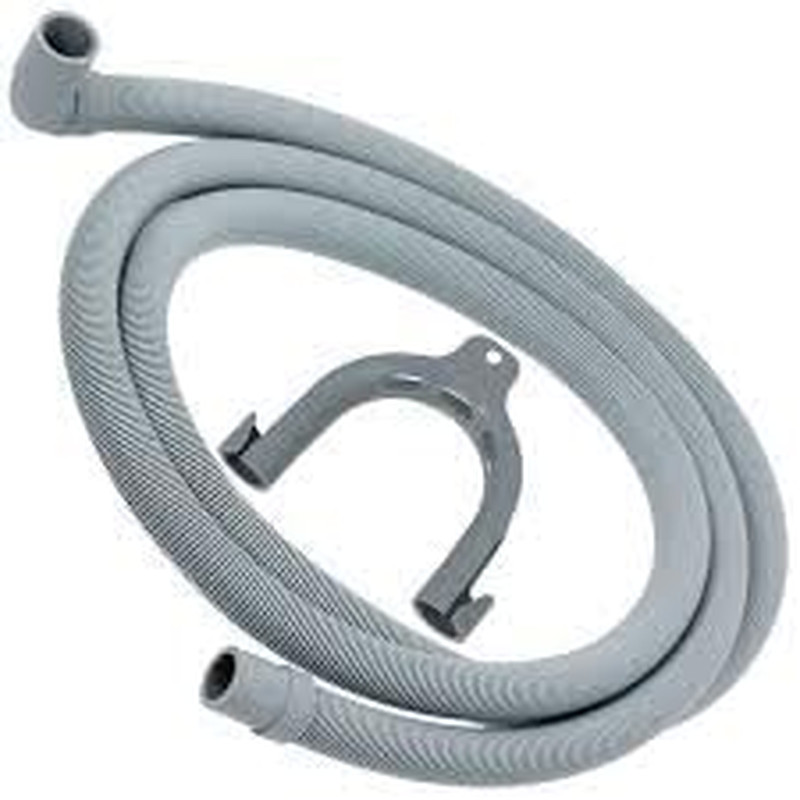 Universal Drain Hose for Washing Machine and Dishwasher, 2.5M, 19/22Mm Fittings,