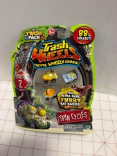 Trash Packs Trash Wheels Series 2 Spin Cycles with 4 Cars New Moose Toys K1