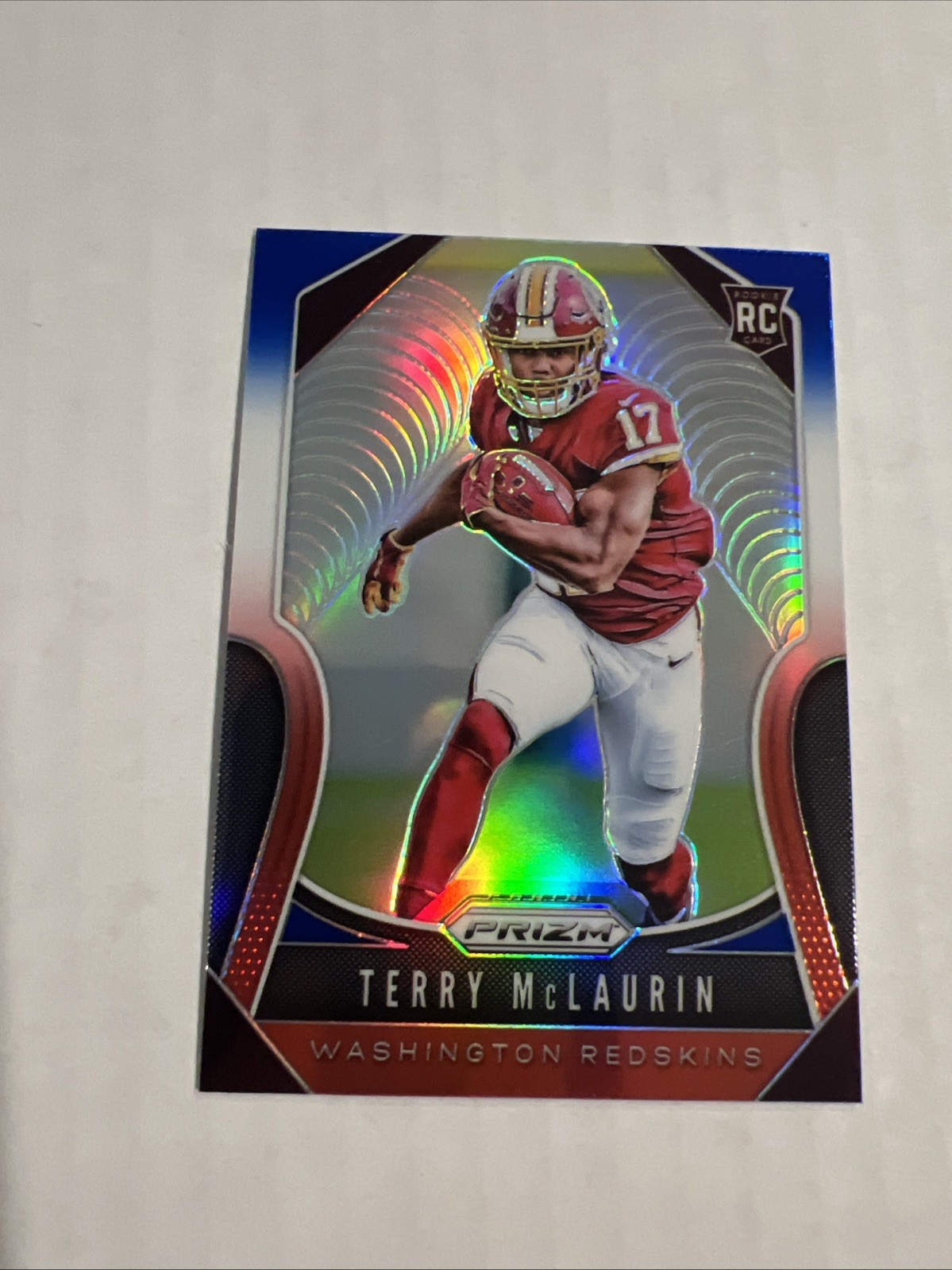 2019 Panini Prizm - Rookies Terry McLaurin #353 Red White & Blue Prizm (RC)