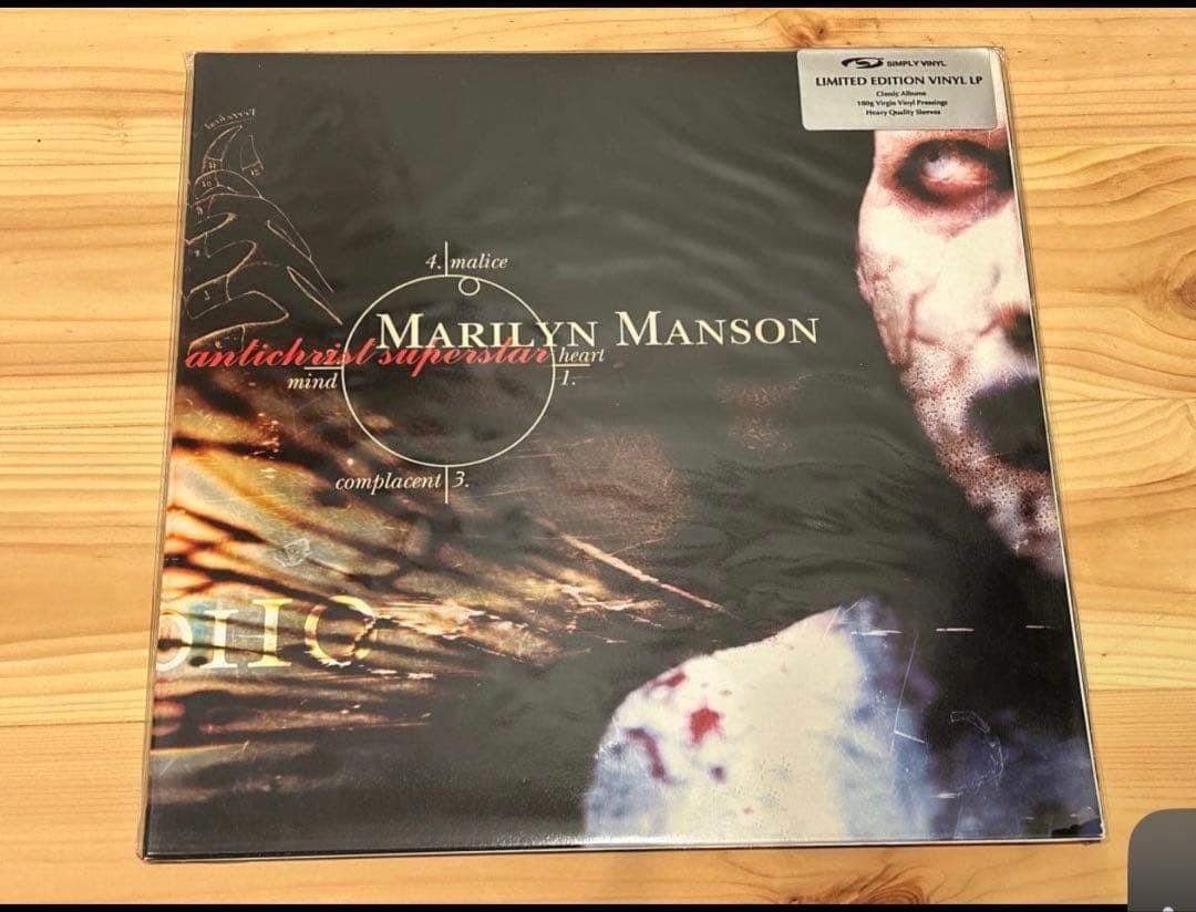 Marilyn Manson Antichrist Superstar 2lp Record 180 Gram Simply