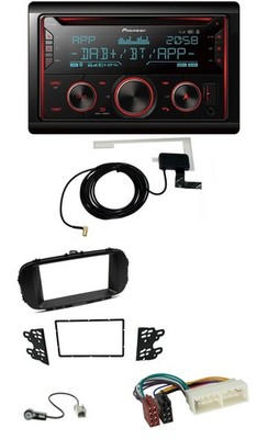 Pioneer 2DIN MP3 DAB USB CD Bluetooth Autoradio für Kia Soul PS 16-19 schwarz