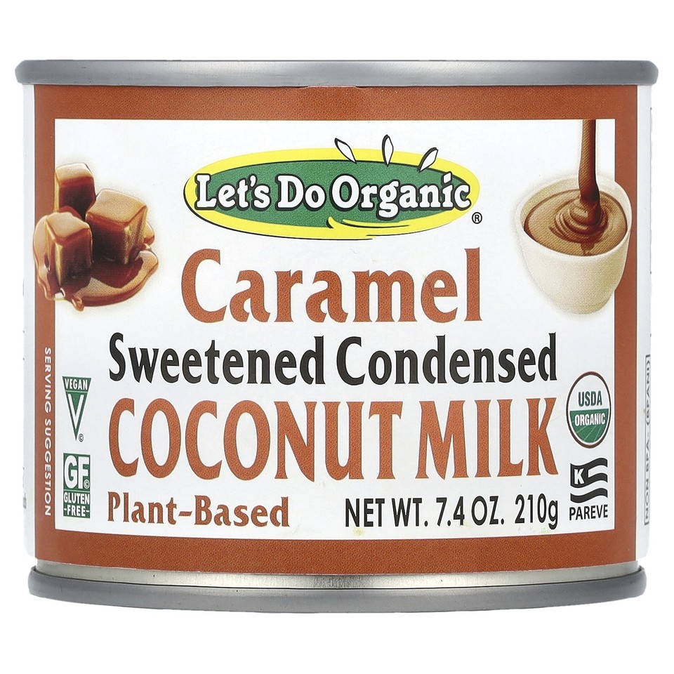 Let's Do Organic®, Sweetened Condensed Coconut Milk, Caramel , 7.4 oz (210 g)
