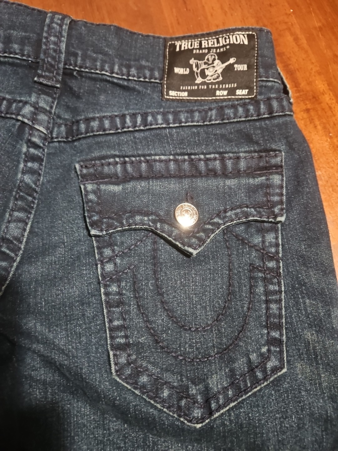 True Religion Geno Big T Jeans Men's 31x32 Relaxed Slim Fit New