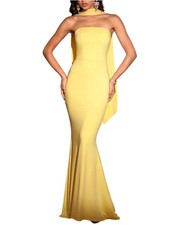 Amanda Royal Silk Maxi Dress Women's